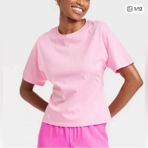 a new day Short Sleeve Bow Tie-Back Tee